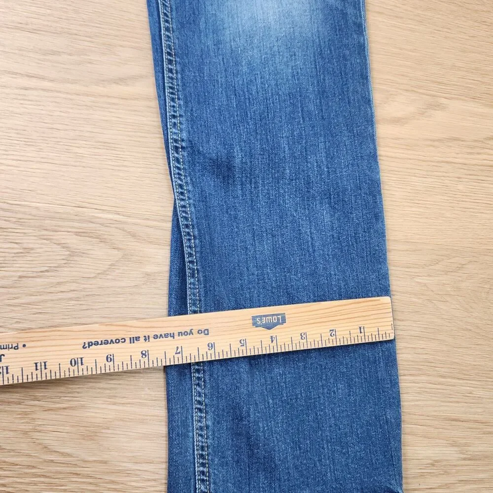 Levis 541 Jeans Mens 34x34 Straight Leg Denim Blue Work Farm Rodeo Comfort Denim